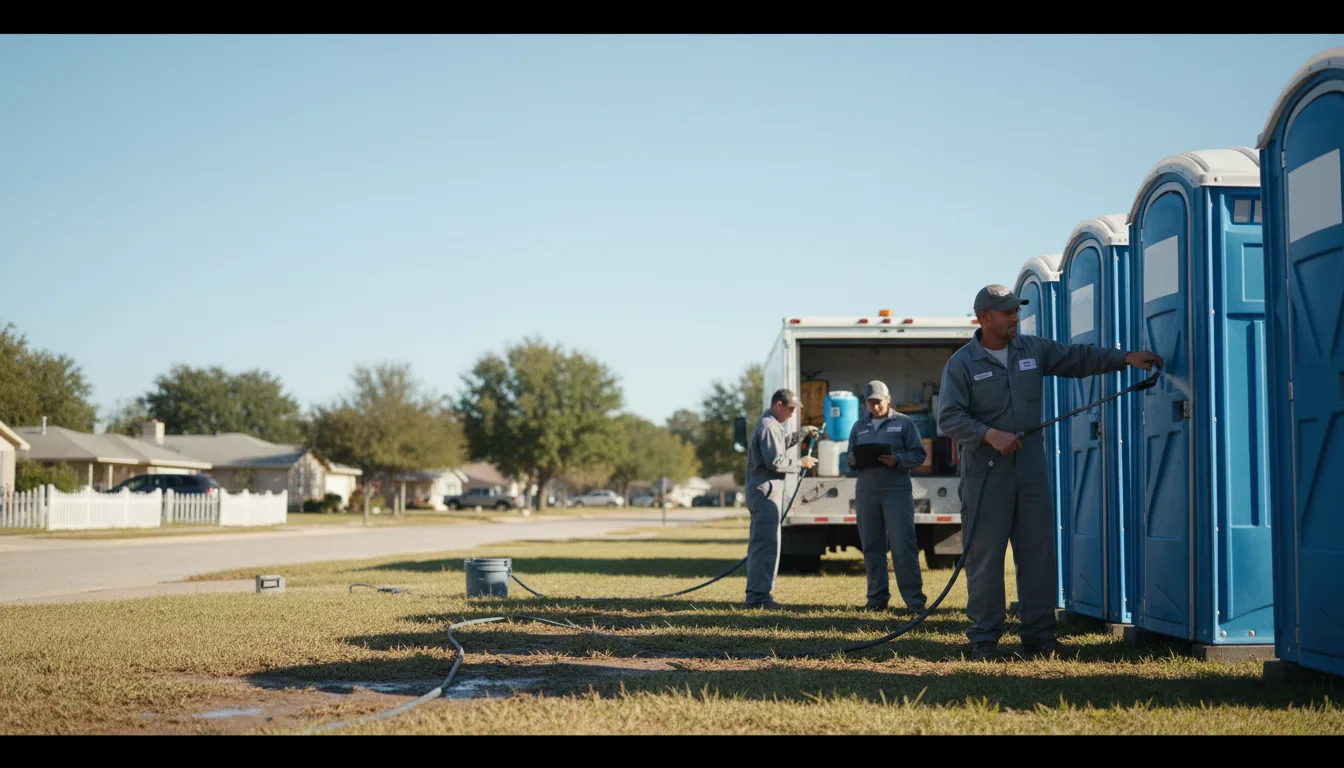 Long-Term Portable Toilet Rental in Hackett, AR near me